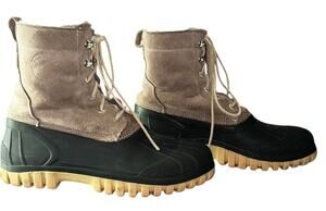 Diemme SSESNE Tan Suede & Black Rubber Anatra Boots 11 (44 Eur)